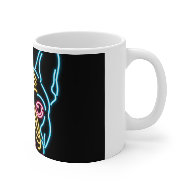 Neon Frenchie Mug