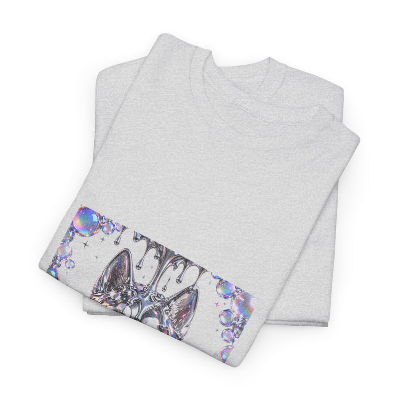 Y2K Chrome Siberian Husky Tee