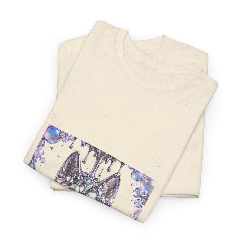 Y2K Chrome Siberian Husky Tee