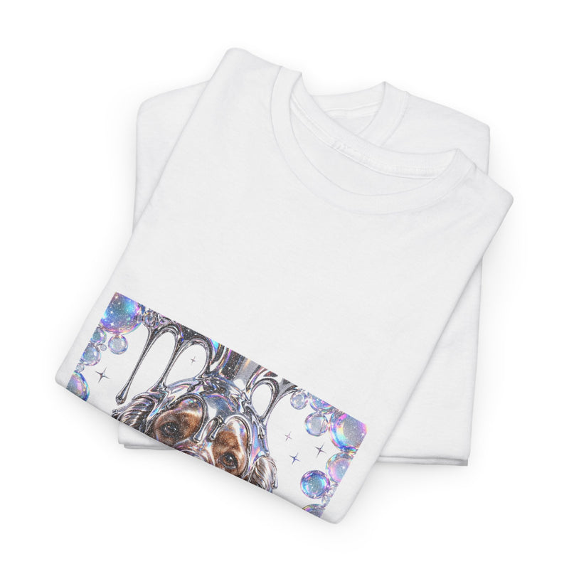 Y2K Chrome Cocker Spaniel Tee