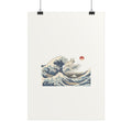 Great Wave Frenchie Art Print