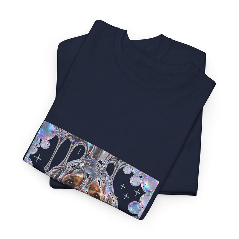 Y2K Chrome Cocker Spaniel Tee