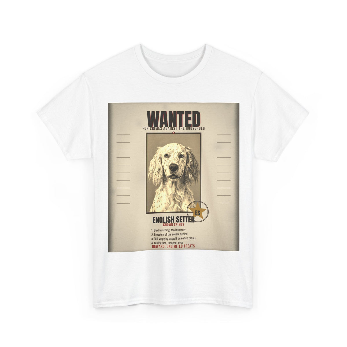 Wanted English Setter Tee