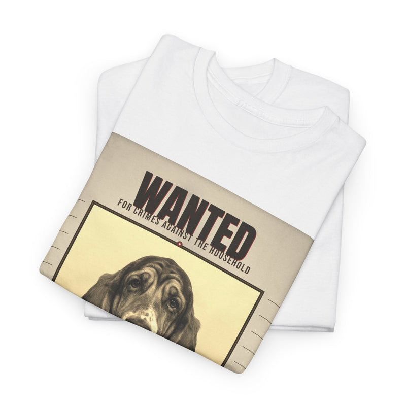 Wanted Basset Hound Tee