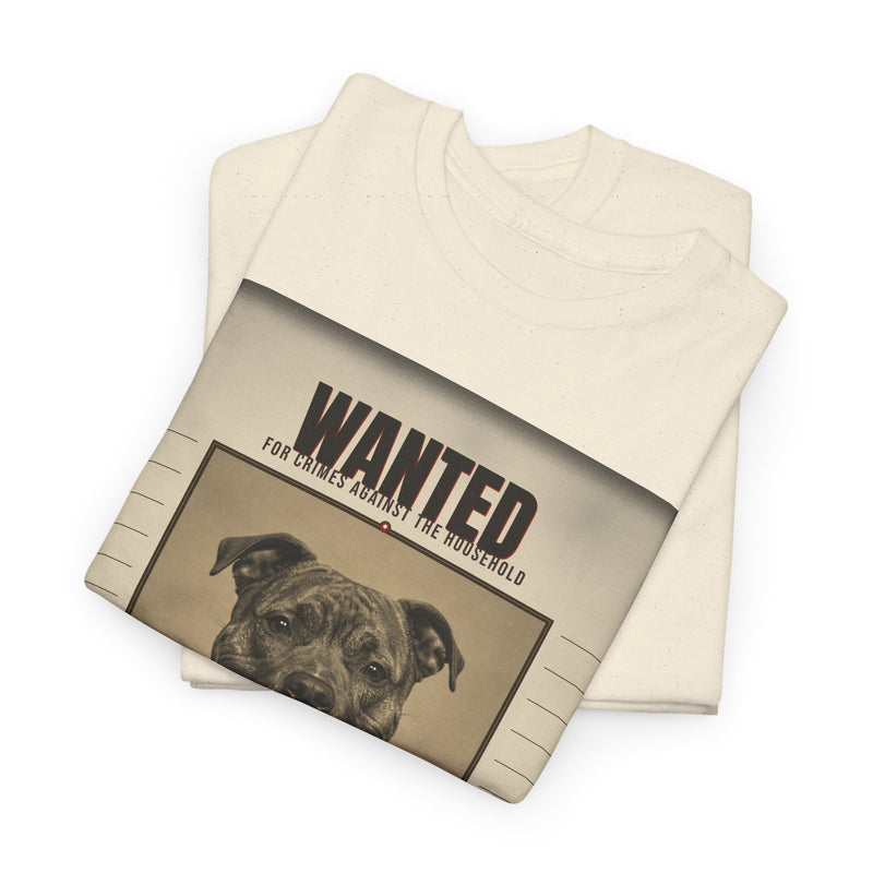 Wanted Staffordshire Bull Terrier Tee