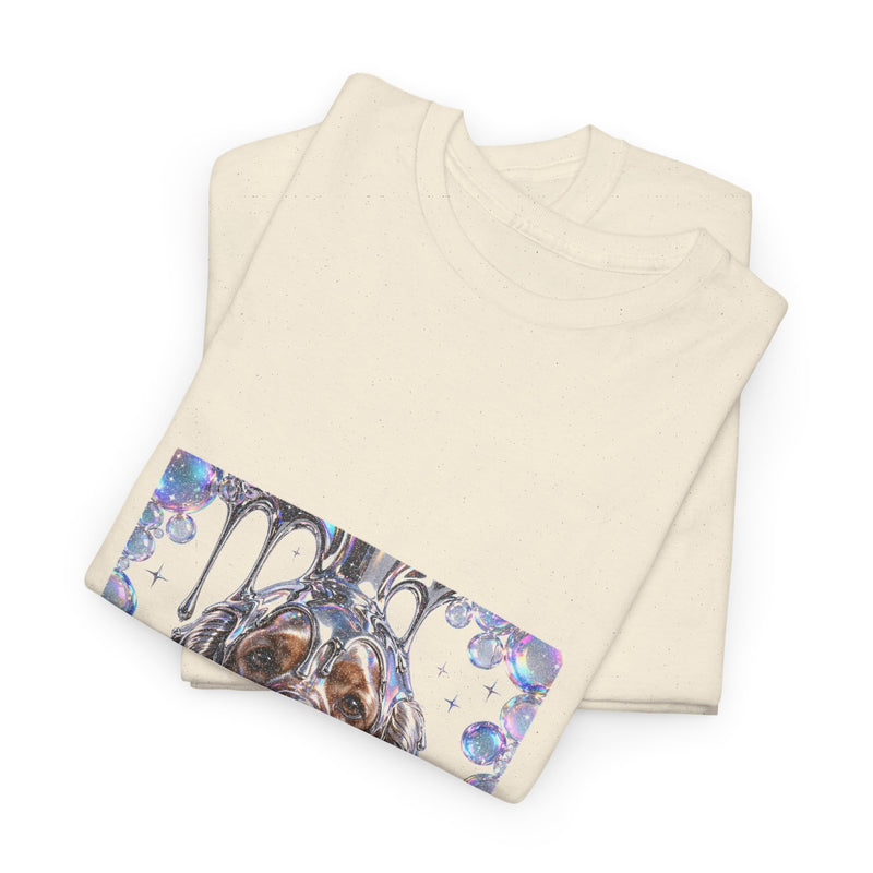Y2K Chrome Cocker Spaniel Tee