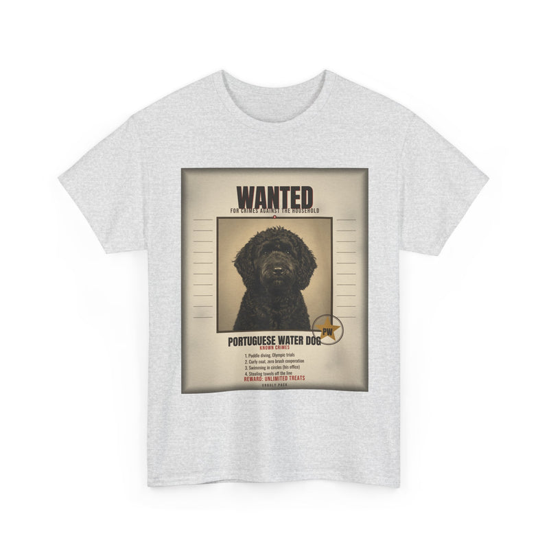 Wanted Portuguese Water Dog Tee