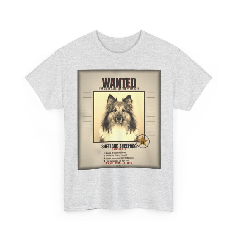 Wanted Shetland Sheepdog Tee