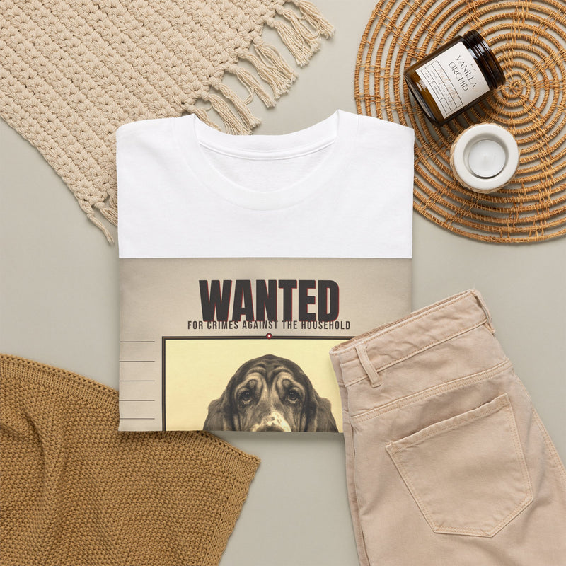 Wanted Basset Hound Tee