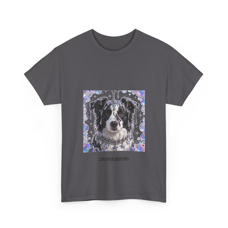 Y2K Chrome Border Collie Tee
