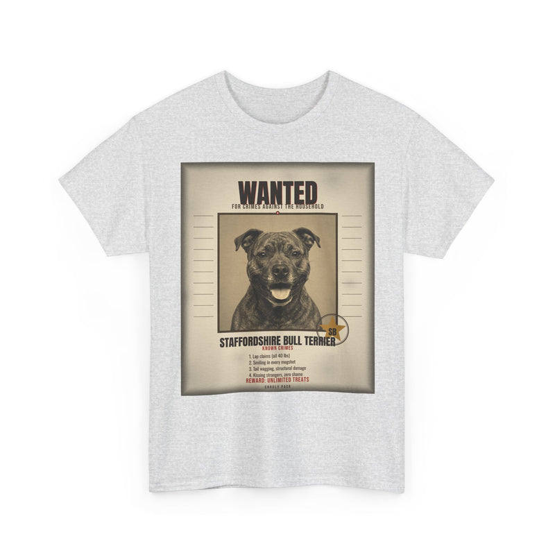 Wanted Staffordshire Bull Terrier Tee
