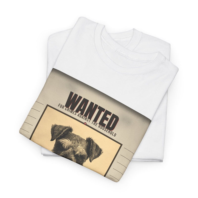 Wanted Miniature Schnauzer Tee