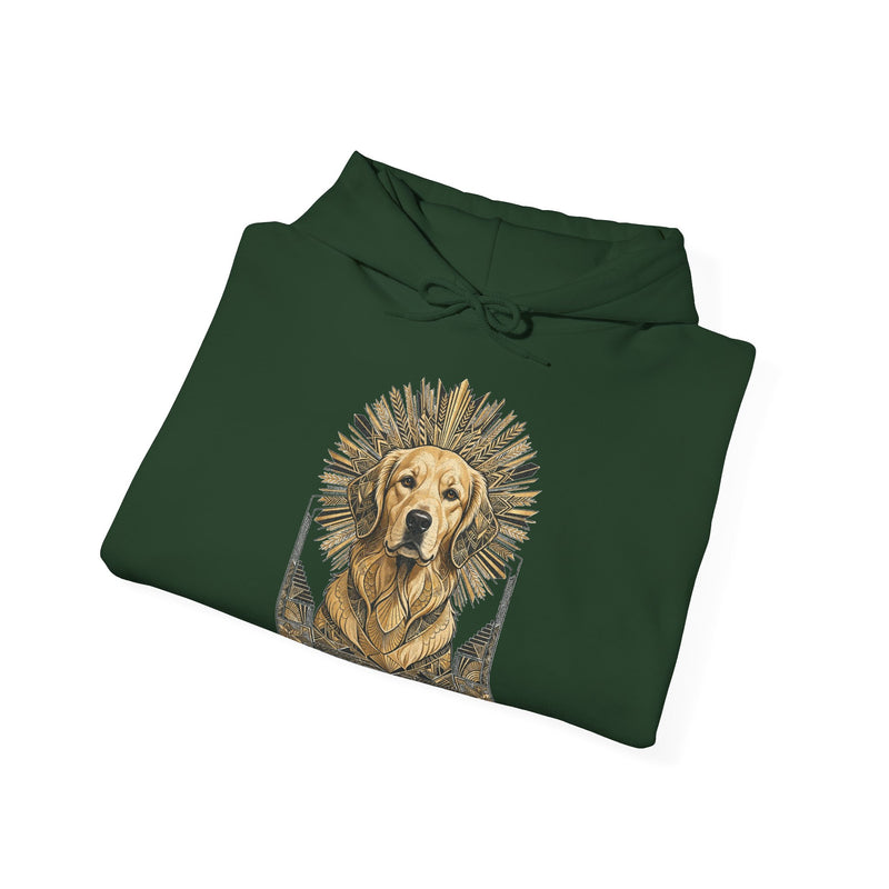 Gilded Golden Retriever Hoodie