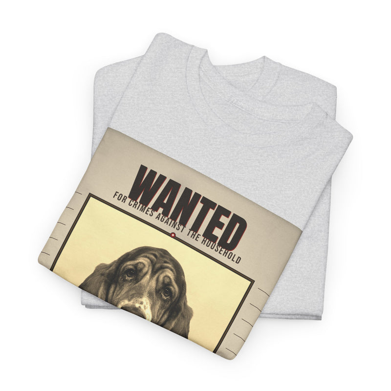 Wanted Basset Hound Tee
