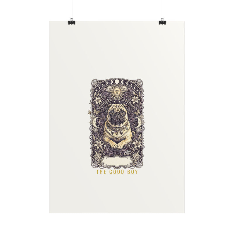 Tarot Pug Art Print