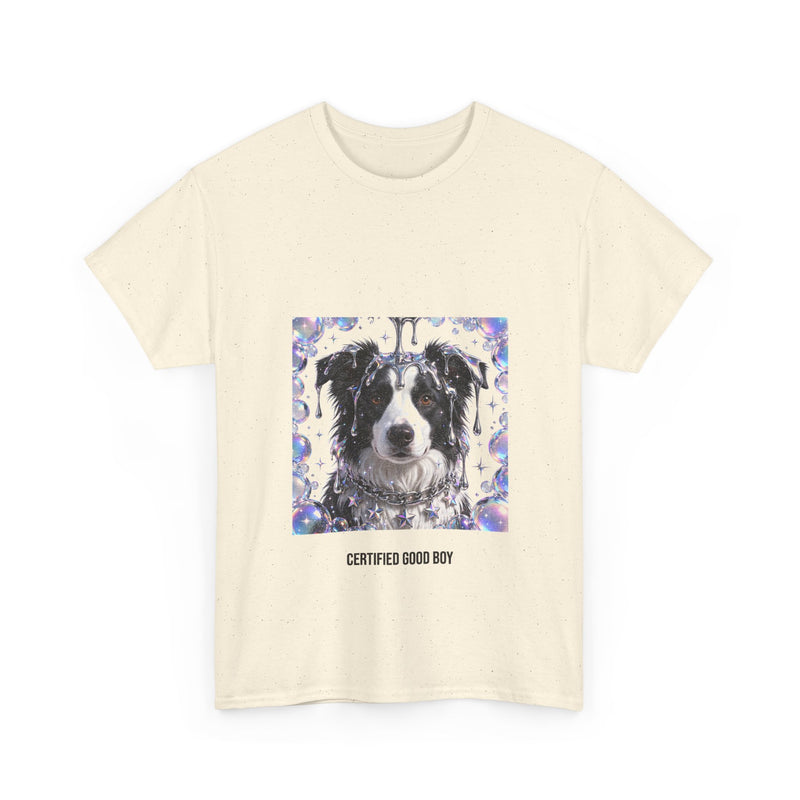 Y2K Chrome Border Collie Tee
