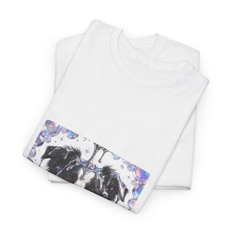 Y2K Chrome Border Collie Tee