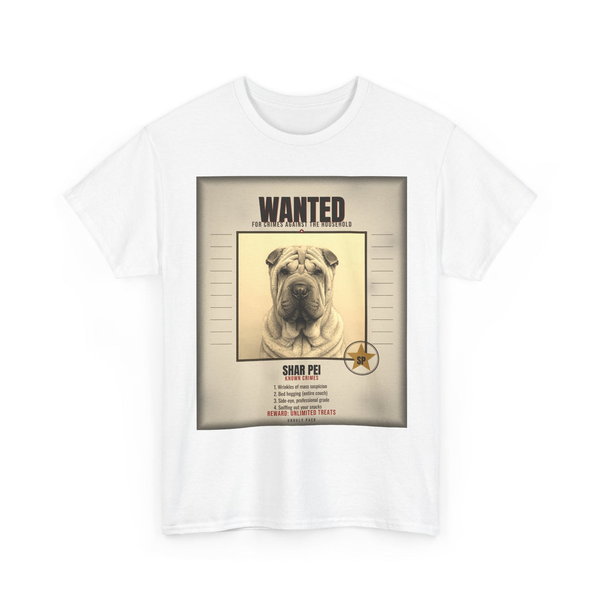 Wanted Shar Pei Tee