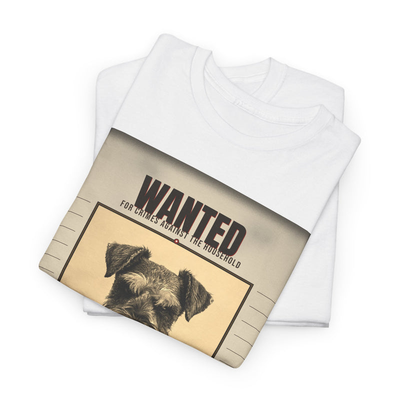 Wanted Miniature Schnauzer Tee