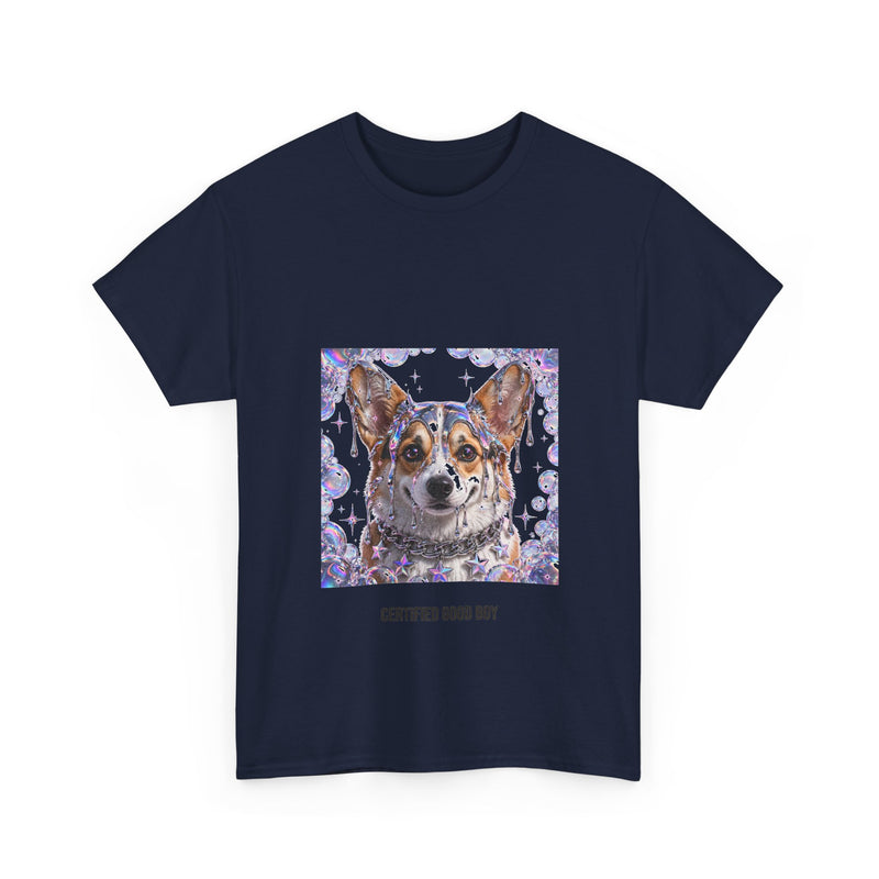 Y2K Chrome Corgi Tee