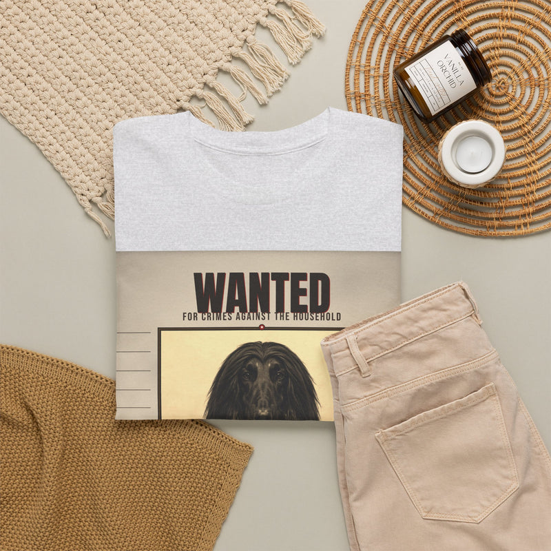 Wanted Afghan Hound Tee