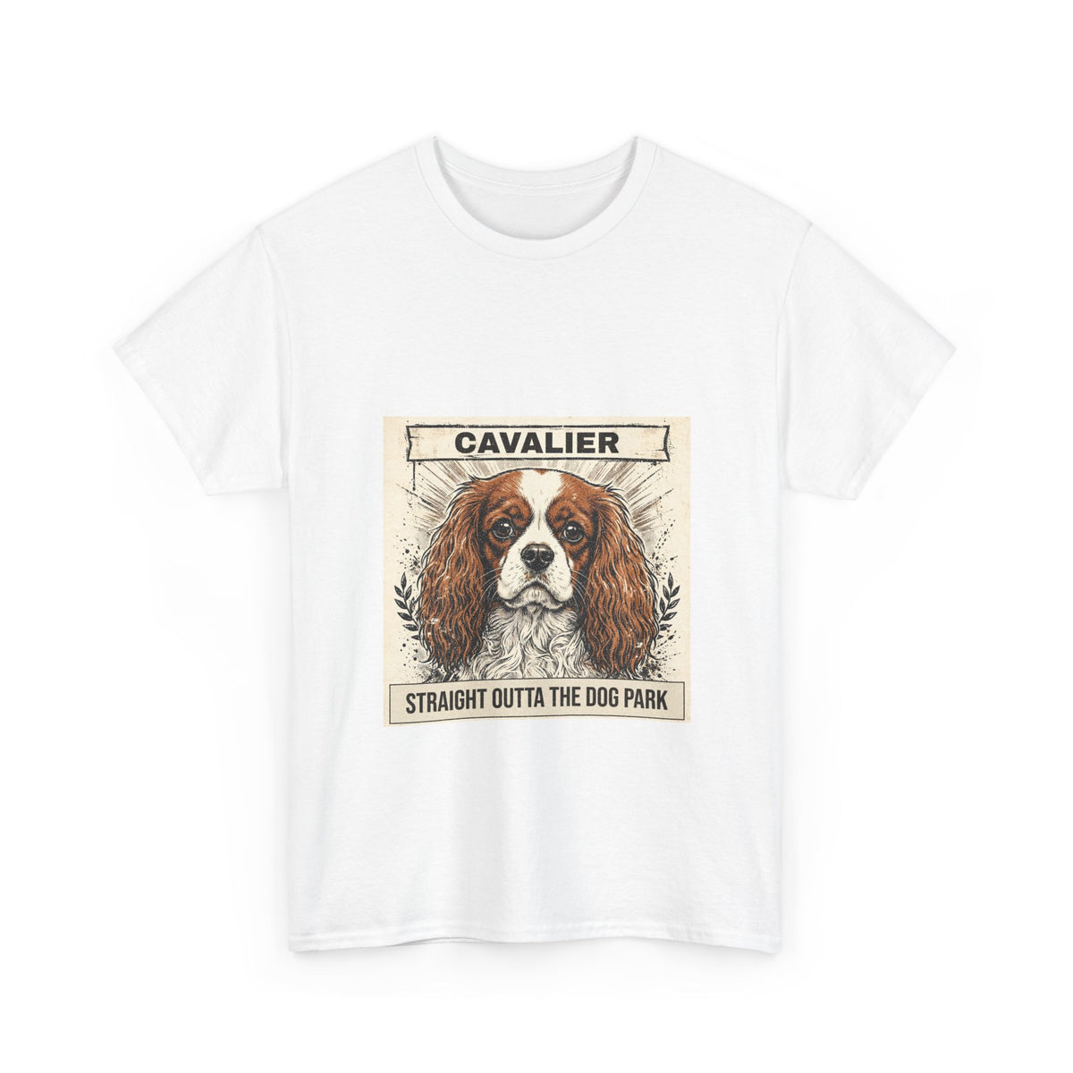 Bootleg Cavalier King Charles Tee