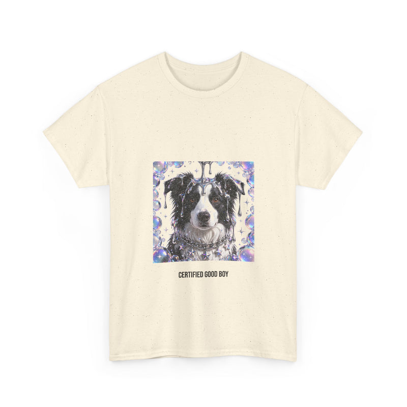Y2K Chrome Border Collie Tee