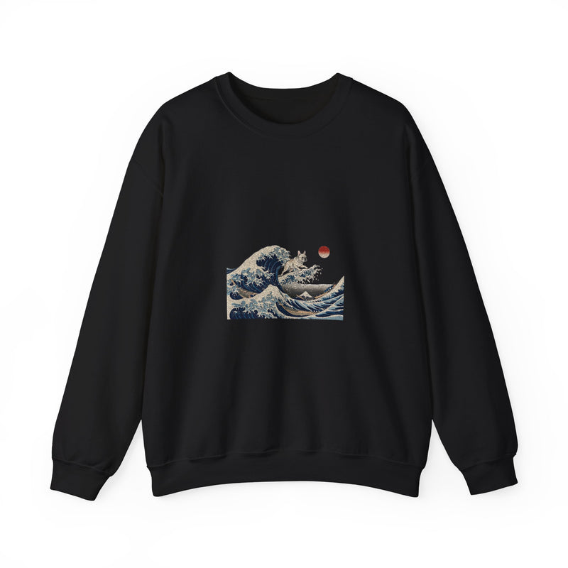 Great Wave French Bulldog Sweatshirt