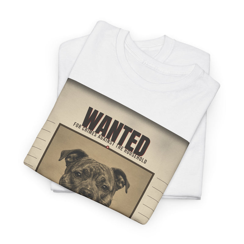 Wanted Staffordshire Bull Terrier Tee