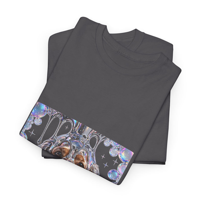 Y2K Chrome Cocker Spaniel Tee