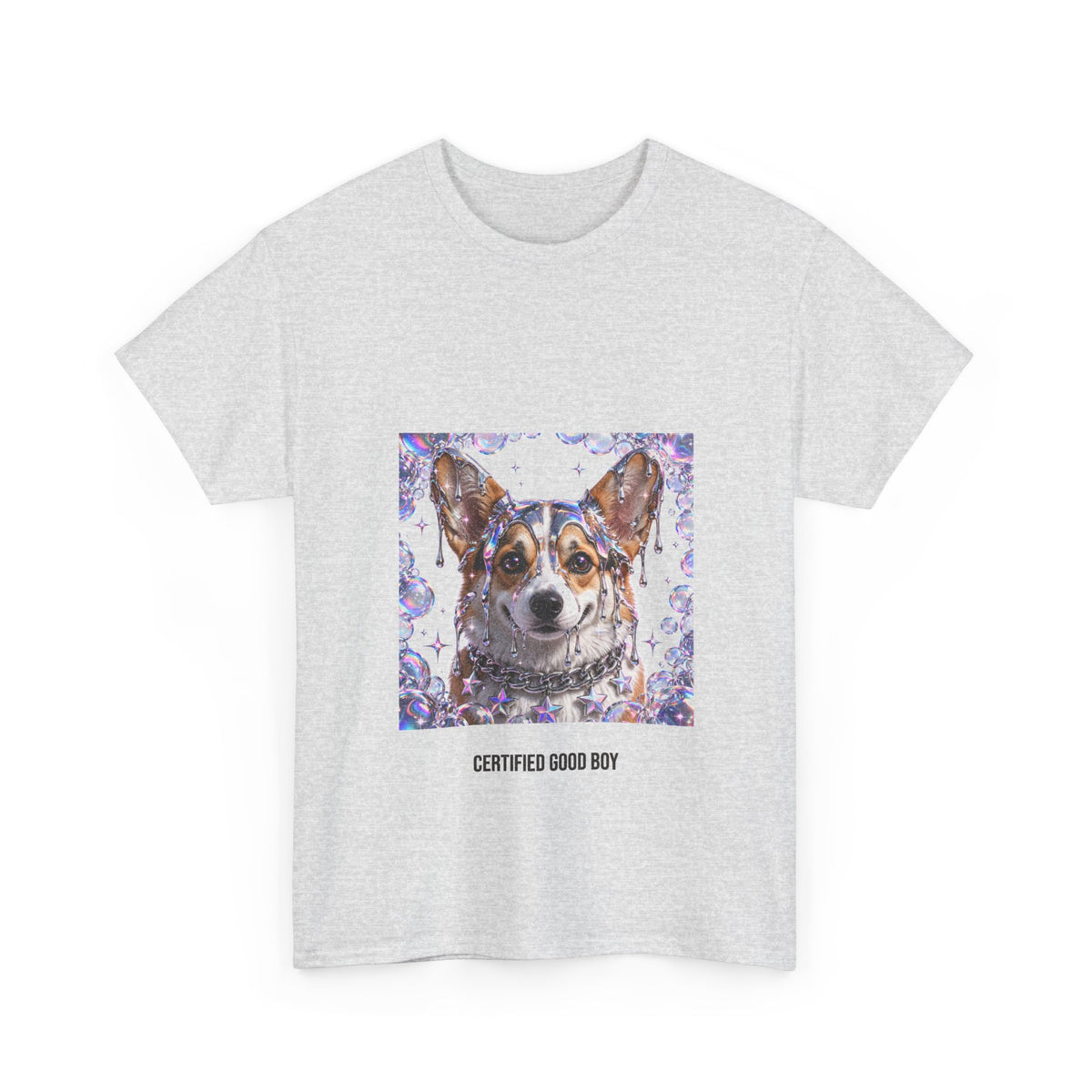Y2K Chrome Corgi Tee