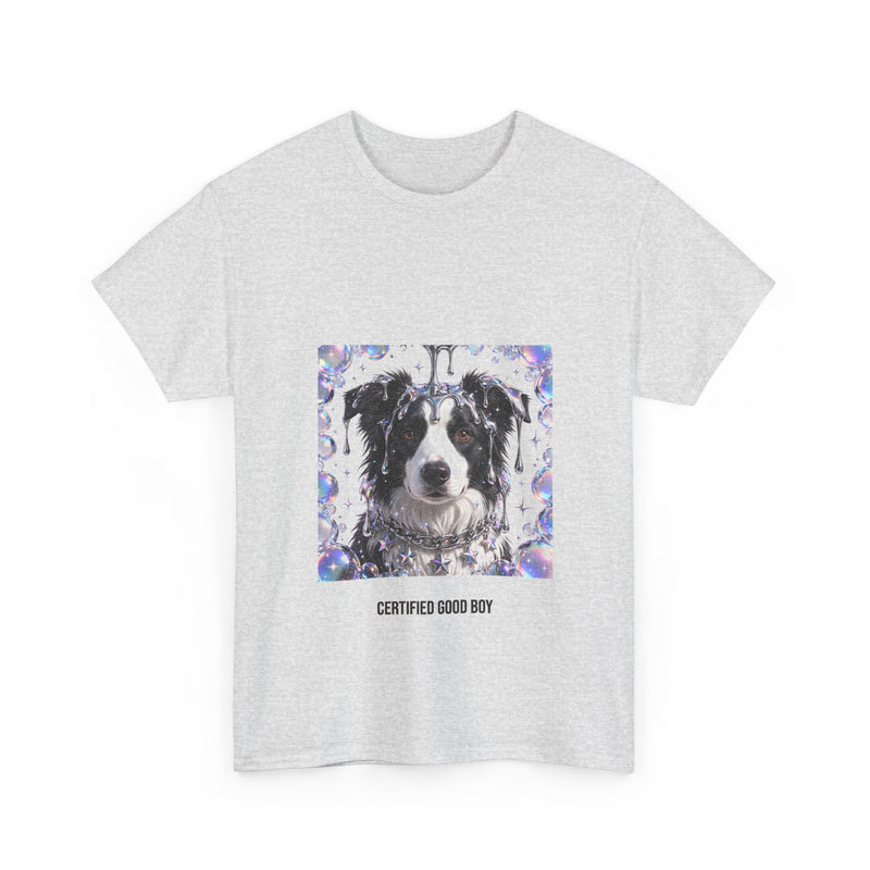 Y2K Chrome Border Collie Tee