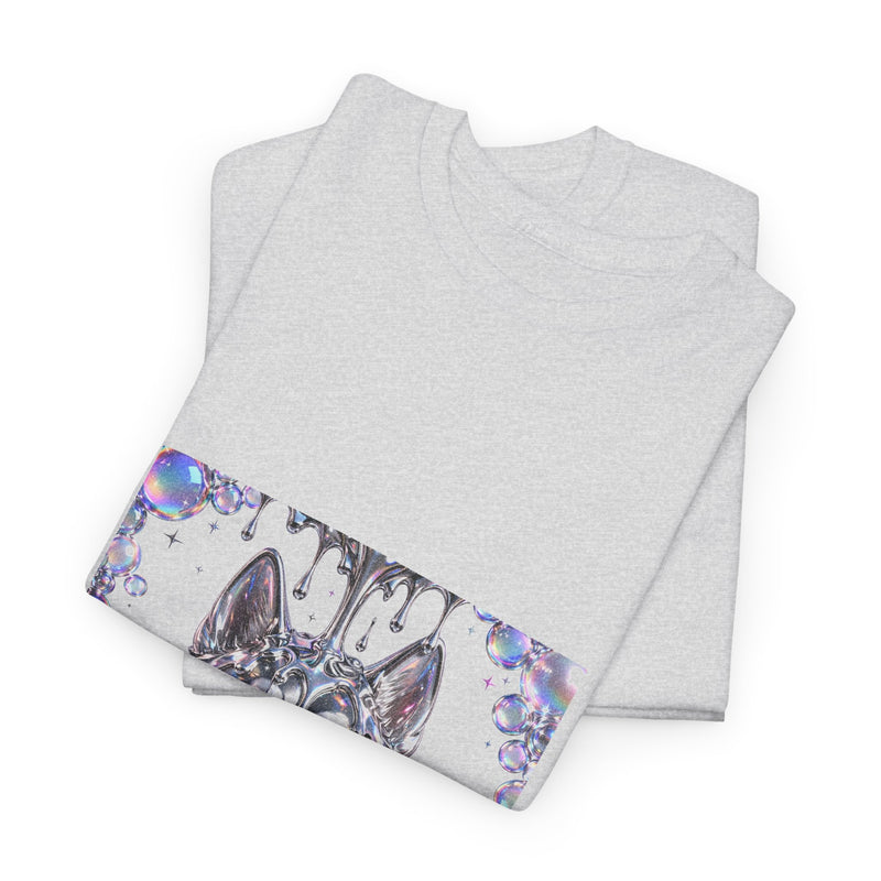 Y2K Chrome Siberian Husky Tee