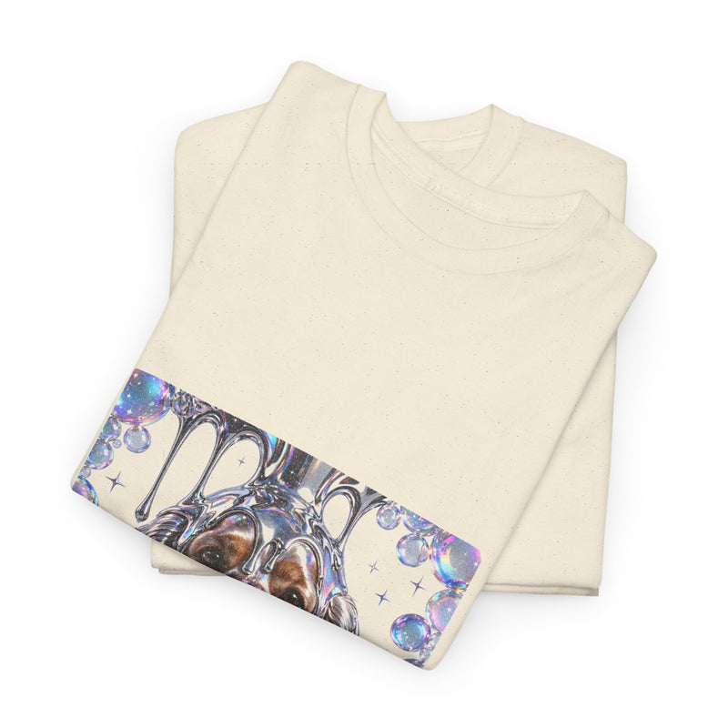 Y2K Chrome Cocker Spaniel Tee