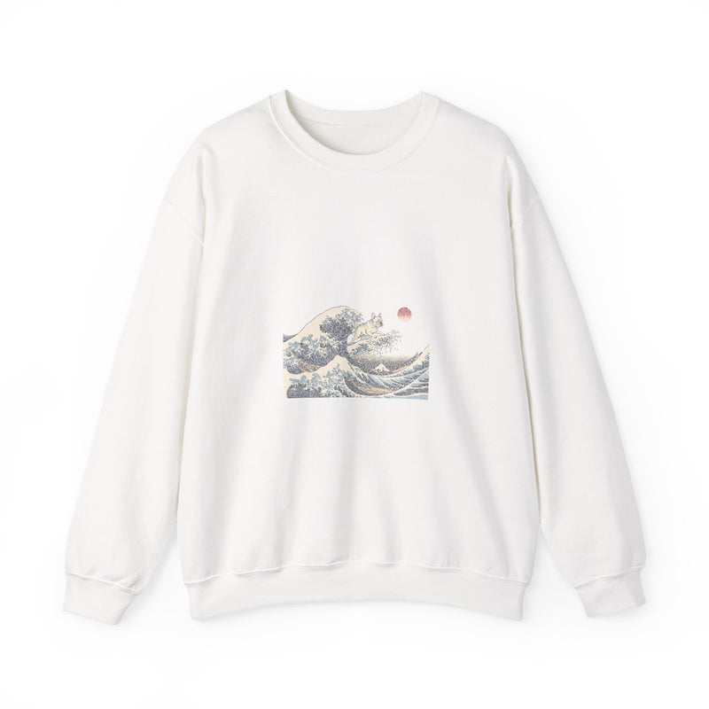 Great Wave French Bulldog Sweatshirt