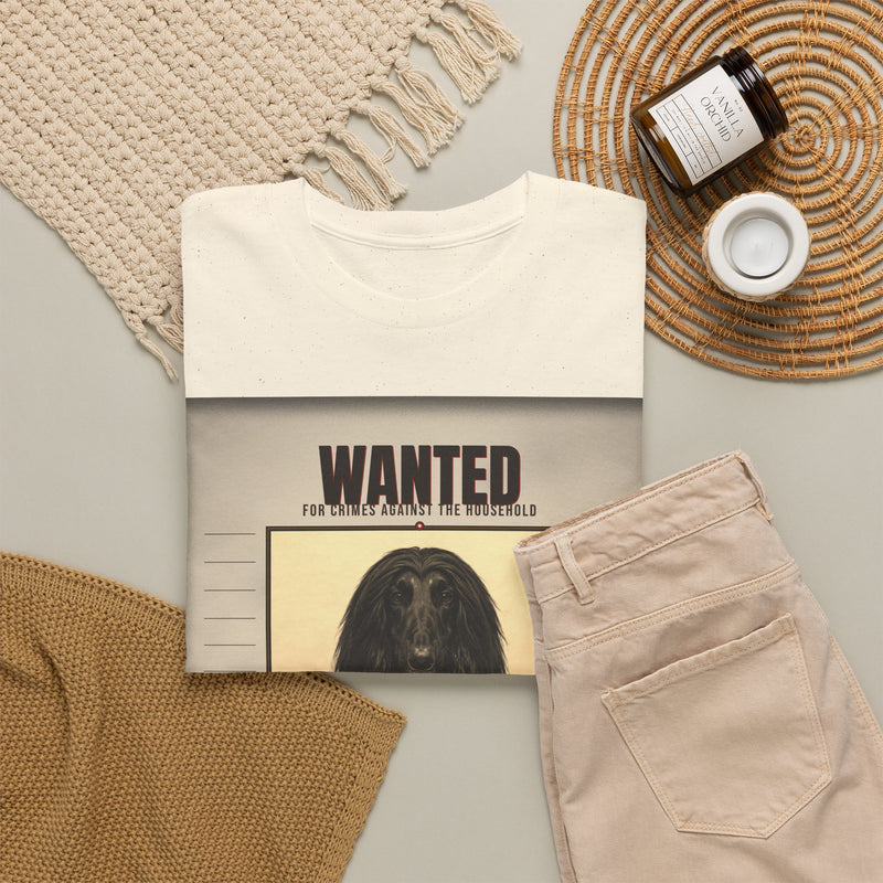 Wanted Afghan Hound Tee