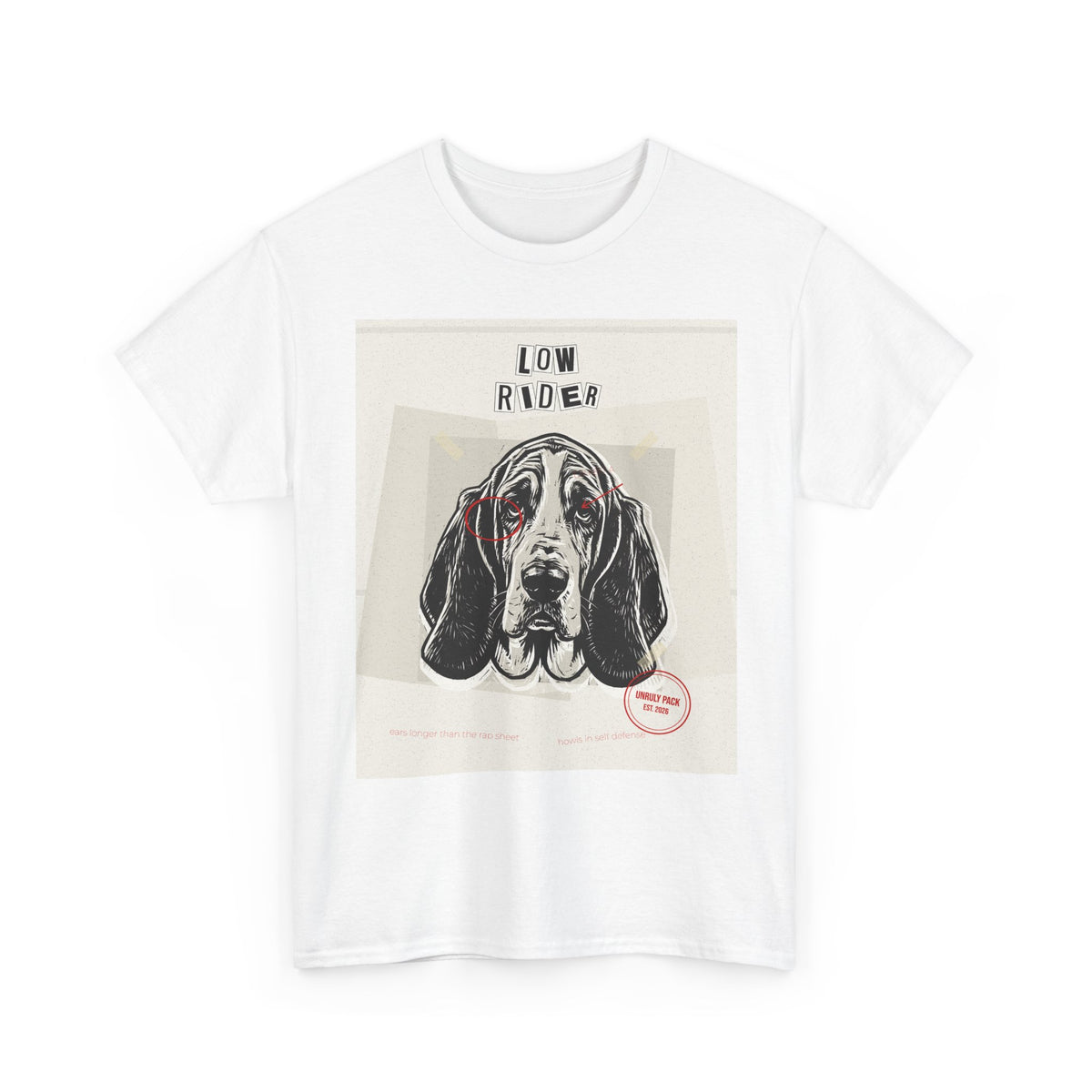 Zine Basset Hound Tee