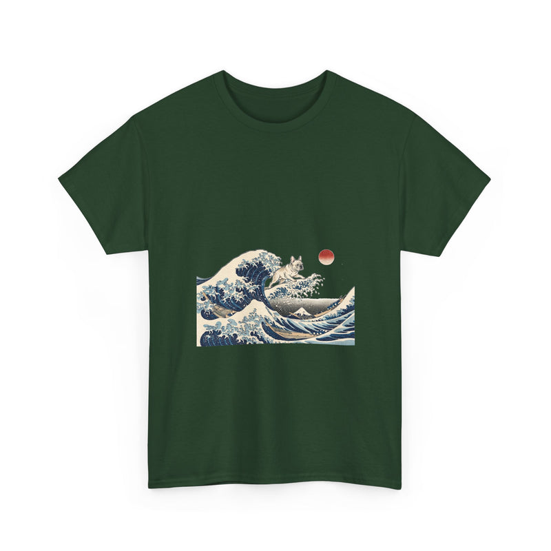 Great Wave French Bulldog Hoodie