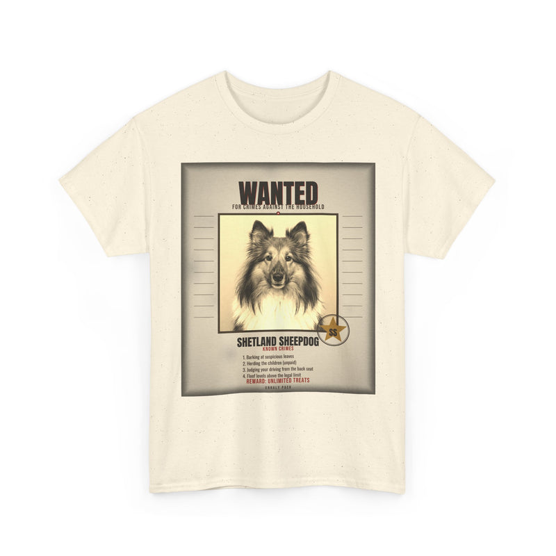 Wanted Shetland Sheepdog Tee