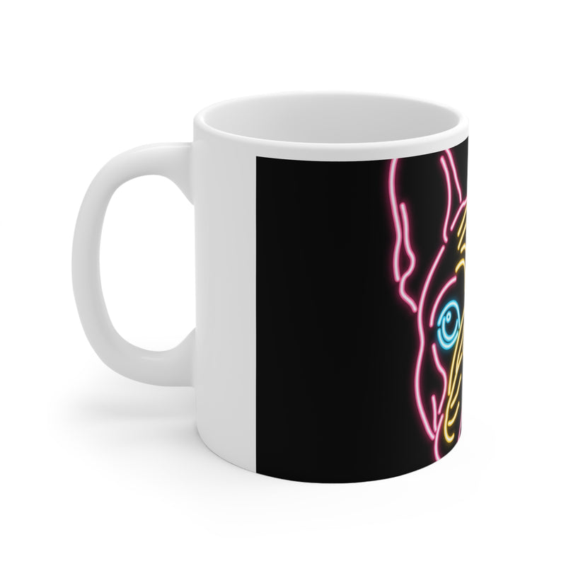 Neon Frenchie Mug
