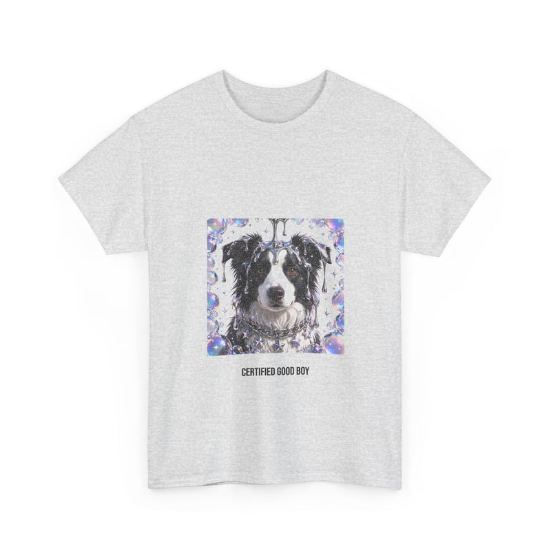 Y2K Chrome Border Collie Tee