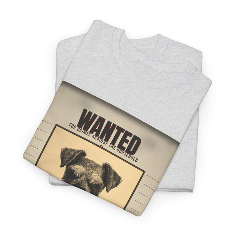 Wanted Miniature Schnauzer Tee