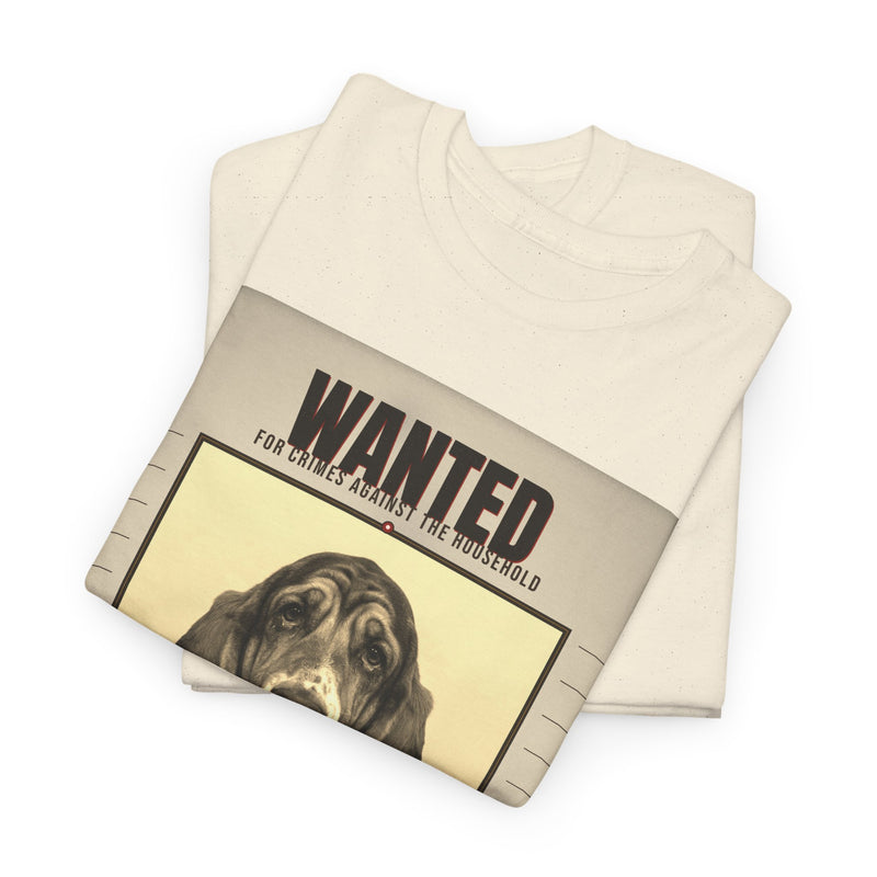 Wanted Basset Hound Tee