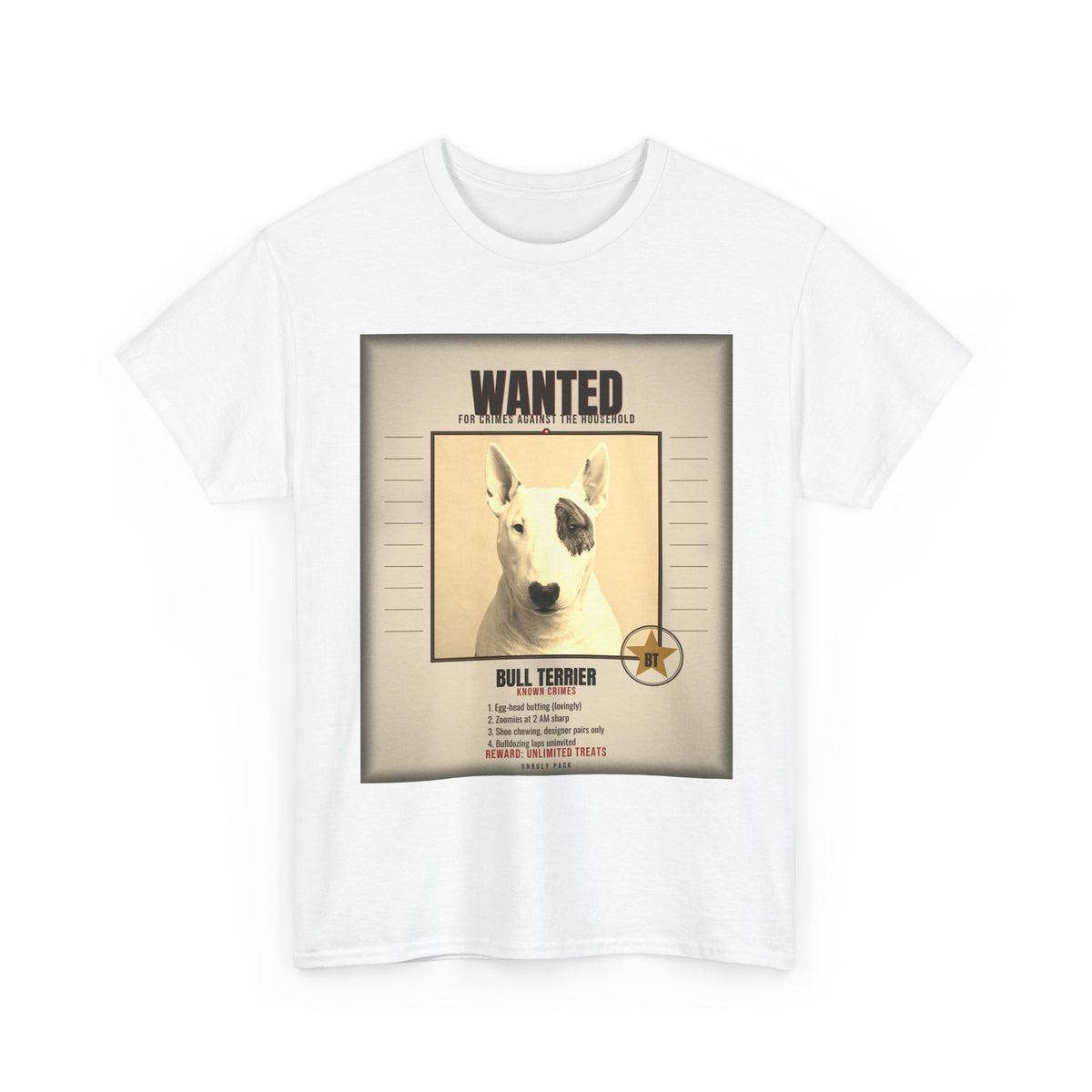 Wanted Bull Terrier Tee