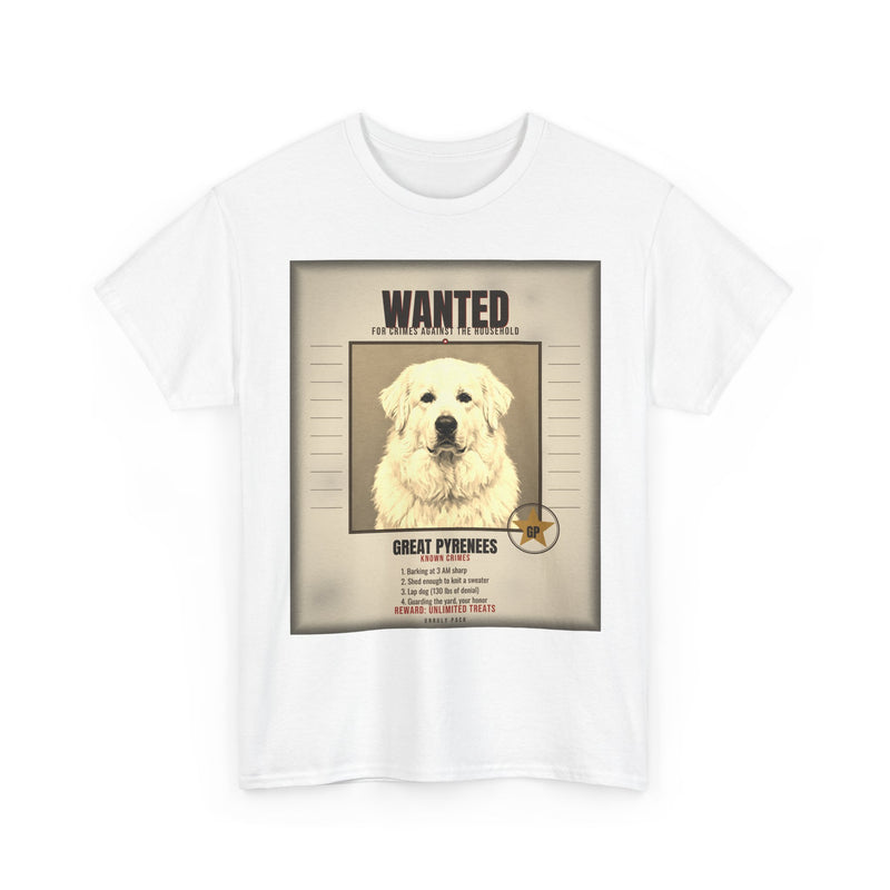 Wanted Great Pyrenees Tee