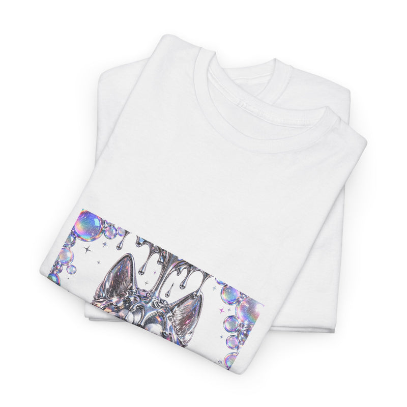 Y2K Chrome Siberian Husky Tee