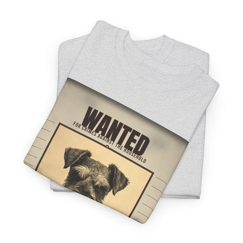 Wanted Miniature Schnauzer Tee