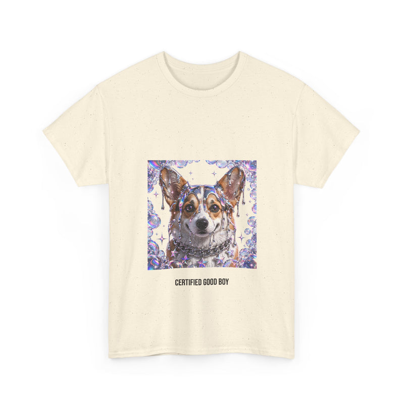Y2K Chrome Corgi Tee