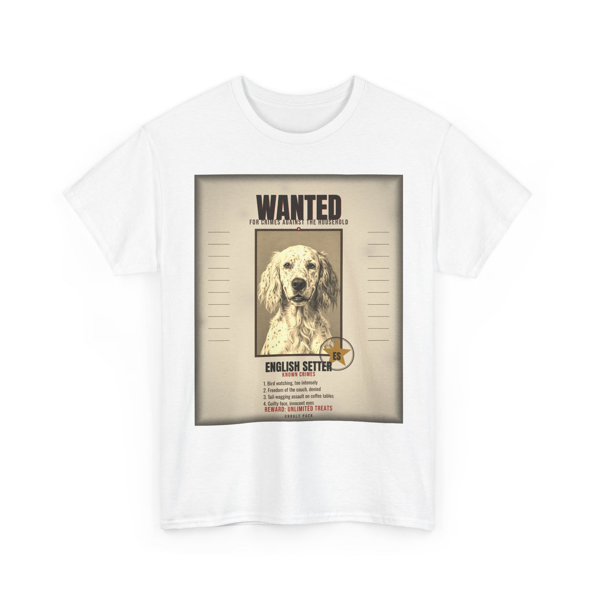 Wanted English Setter Tee