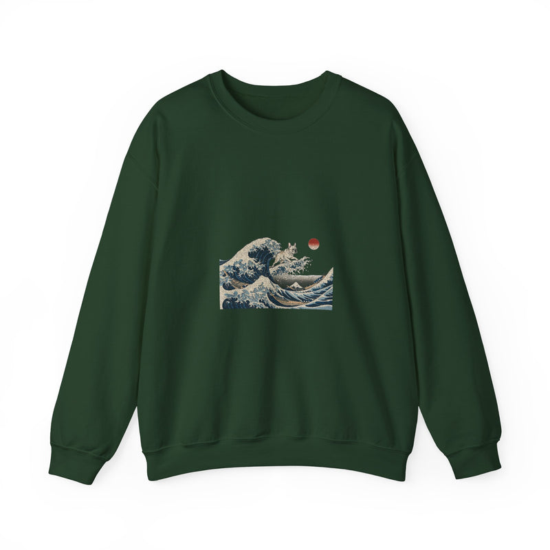 Great Wave French Bulldog Sweatshirt